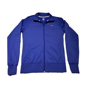 Nike Royal Blue Full-Zip Track Jacket. Preowned, Good Condition